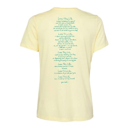 Sunflower Manifesto Relaxed Tee - Soft Yellow