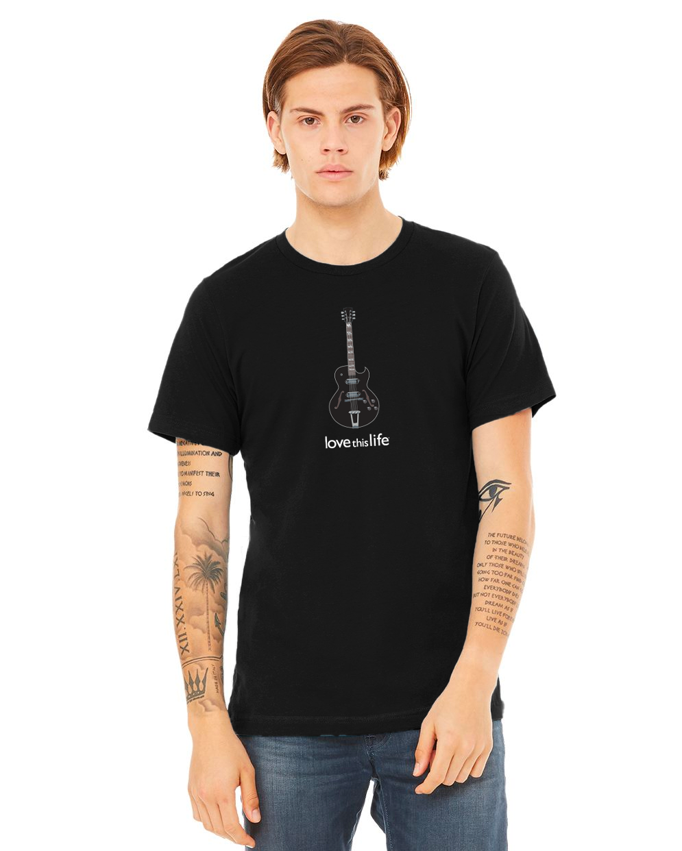 Men's Guitars Manifesto Tee in Black