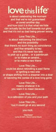 Men's Love Manifesto Tee - Red