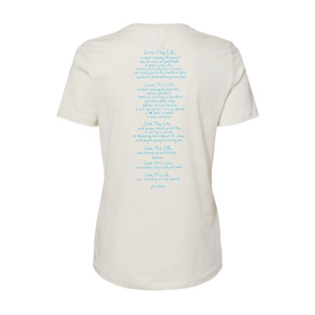 London Collection Relaxed Manifesto Tee - Vintage White