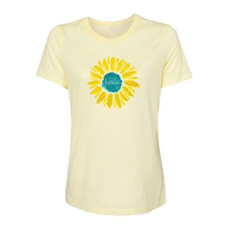 Sunflower Manifesto Relaxed Tee - Soft Yellow