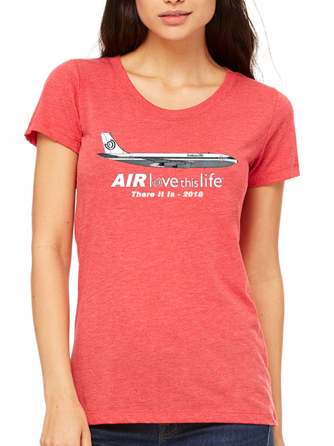 Air LTL Manifesto Slim Tee - Red